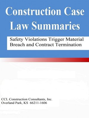 cover image of Safety Violations Trigger Material Breach and Contract Termination